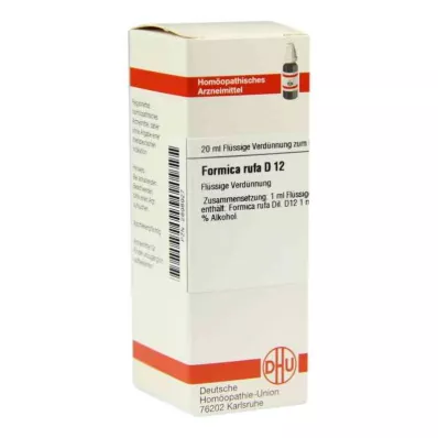 FORMICA RUFA D 12 Dilution, 20 ml FORMICA RUFA D 12 Dilution, 20 ml