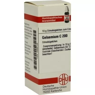 GELSEMIUM C 200 globules, 10 g