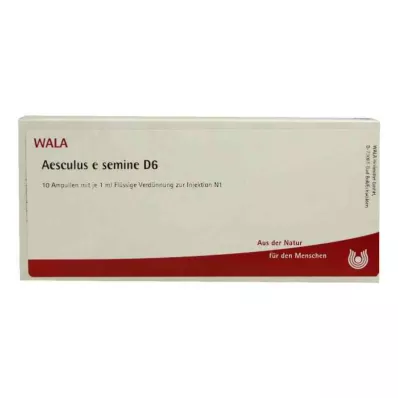 AESCULUS E semine D 6 ampoules, 10X1 ml