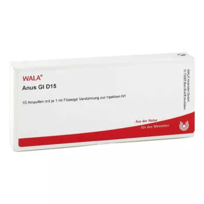 ANUS GL D 15 ampoules, 10X1 ml