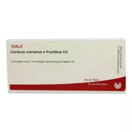 CARDUUS MARIANUS E fructibus D 3 ampoules, 10X1 ml