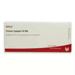 CAVUM tympani GL ampoules D 6, 10X1 ml