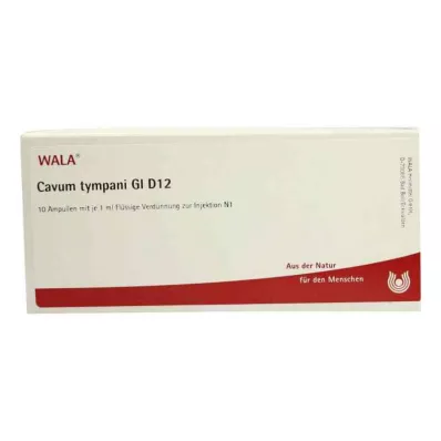CAVUM tympani GL D 12 ampoules, 10X1 ml