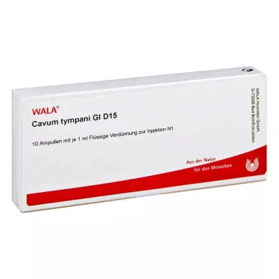 CAVUM tympani GL D 15 ampoules, 10X1 ml CAVUM tympani GL D 15 ampoules, 10X1 ml