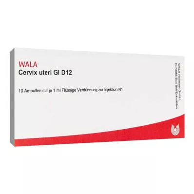 CERVIX utérine GL D 12 ampoules, 10X1 ml CERVIX utérine GL D 12 ampoules, 10X1 ml