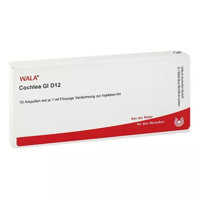 Cochlée GL D 12 ampoules, 10X1 ml