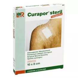 CURAPOR Pansement stérile transparent 8x10 cm, 5 pces
