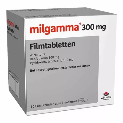 MILGAMMA 300 mg Comprimés pelliculés, 90 pièces