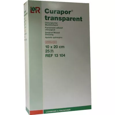 CURAPOR Pansement stérile transparent 10x20 cm, 25 pces CURAPOR Pansement stérile transparent 10x20 cm, 25 pces