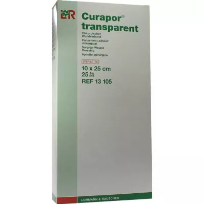 CURAPOR Pansement stérile transparent 10x25 cm, 25 pces CURAPOR Pansement stérile transparent 10x25 cm, 25 pces