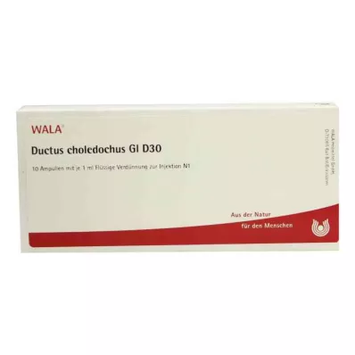 DUCTUS CHOLEDOCHUS GL D 30 ampoules, 10X1 ml