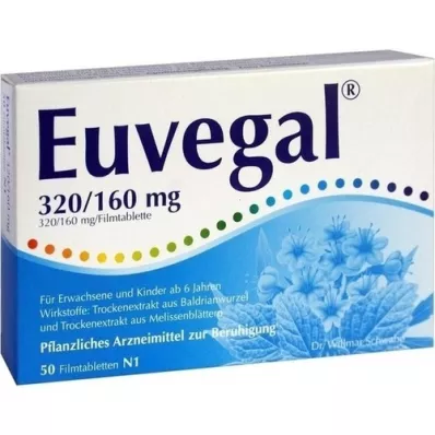 EUVEGAL 320 mg/160 mg Comprimés pelliculés, 50 pc