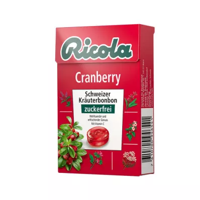 RICOLA o.Z.Box Bonbons aux cranberries, 50 g RICOLA o.Z.Box Bonbons aux cranberries, 50 g