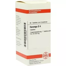 HARONGA D 4 comprimés, 80 pc