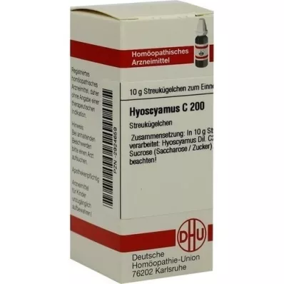 HYOSCYAMUS C 200 globules, 10 g