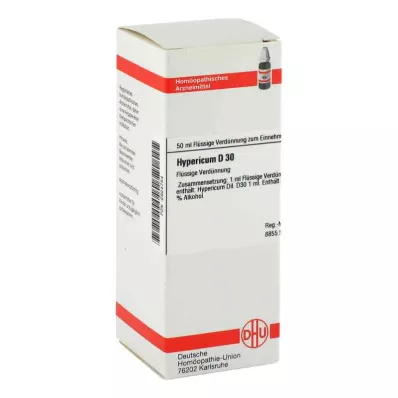 HYPERICUM D 30 Dilution, 50 ml HYPERICUM D 30 Dilution, 50 ml