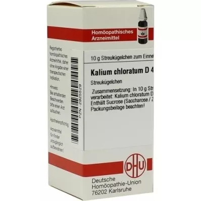 KALIUM CHLORATUM Globules D 4, 10 g