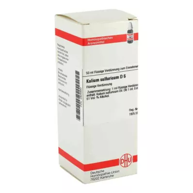 Potassium Sulfuricum D6 Dilution (50 ml) Potassium Sulfuricum D6 Dilution (50 ml)