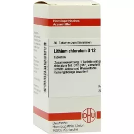 LITHIUM CHLORATUM D 12 comprimés, 80 pc