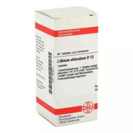 LITHIUM CHLORATUM D 12 comprimés, 80 pc