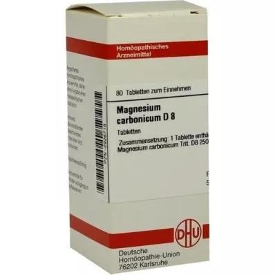 MAGNESIUM CARBONICUM D 8 comprimés, 80 pc