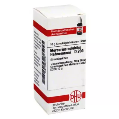DHU Mercurius solubilis D 200 globules, 10 g