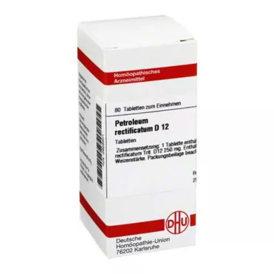 PETROLEUM RECTIFICATUM D 12 comprimés, 80 pc