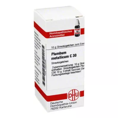 DHU Plumbum metallique C 30 globules, 10 g