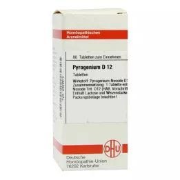 PYROGENIUM D 12 comprimés, 80 pc