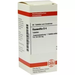 RAUWOLFIA D 4 comprimés, 80 pc