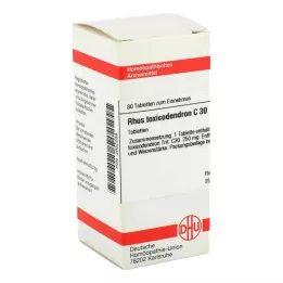 RHUS TOXICODENDRON Comprimés C 30, 80 pc