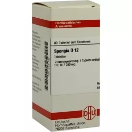 SPONGIA D 12 comprimés, 80 pc