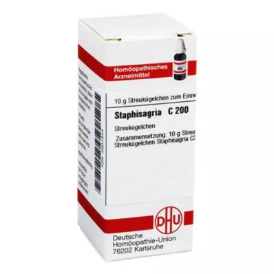 STAPHISAGRIA C 200 globules, 10 g