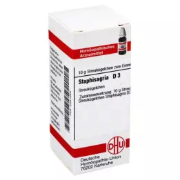 STAPHISAGRIA Globules D 3, 10 g