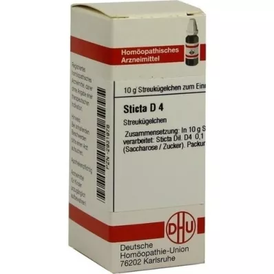 STICTA Globules D 4, 10 g