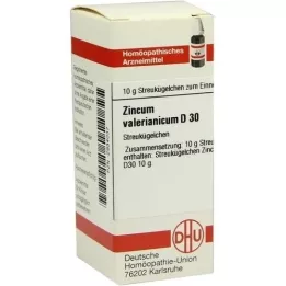 ZINCUM VALERIANICUM D 30 globules, 10 g