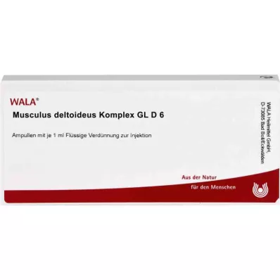 MUSCULUS DELTOIDEUS Complexe GL D 6 ampoules, 10X1 ml