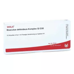 MUSCULUS DELTOIDEUS Complexe GL D 30 ampoules, 10X1 ml