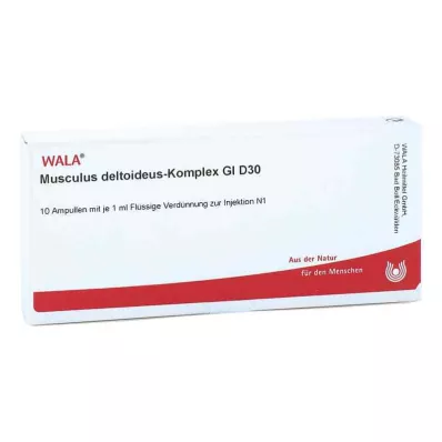 MUSCULUS DELTOIDEUS Complexe GL D 30 ampoules, 10X1 ml MUSCULUS DELTOIDEUS Complexe GL D 30 ampoules, 10X1 ml
