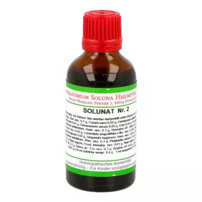 SOLUNAT N°2 gouttes, 50 ml SOLUNAT N°2 gouttes, 50 ml