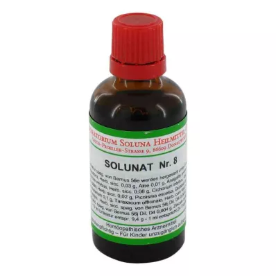 SOLUNAT N°8 gouttes, 50 ml