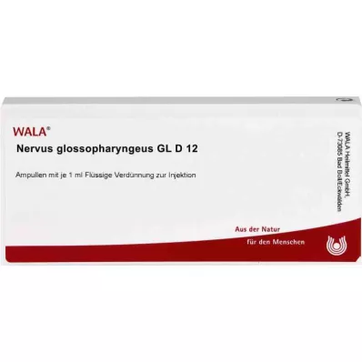 NERVUS GLOSSOPHARYNGEUS GL D 12 ampoules, 10X1 ml NERVUS GLOSSOPHARYNGEUS GL D 12 ampoules, 10X1 ml