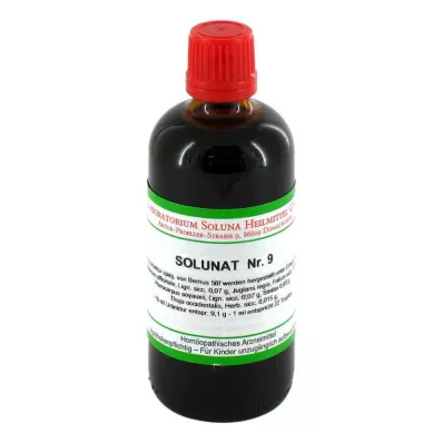 SOLUNAT N°9 gouttes, 100 ml SOLUNAT N°9 gouttes, 100 ml