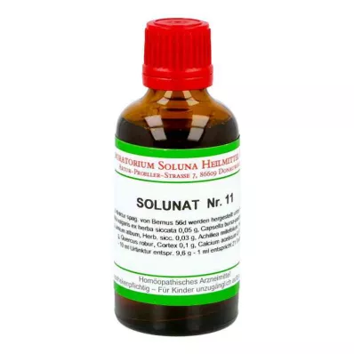 SOLUNAT N°11 gouttes, 50 ml