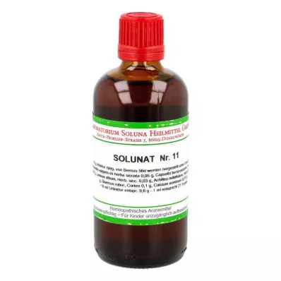 SOLUNAT N°11 gouttes, 100 ml