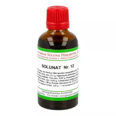 SOLUNAT N°12 gouttes, 50 ml