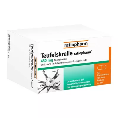 TEUFELSKRALLE-RATIOPHARM Comprimés pelliculés, 100 pc