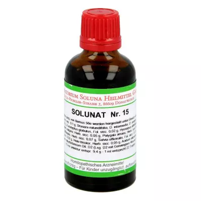 SOLUNAT N°15 gouttes, 50 ml