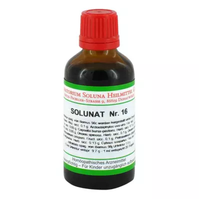 SOLUNAT N°16 gouttes, 50 ml