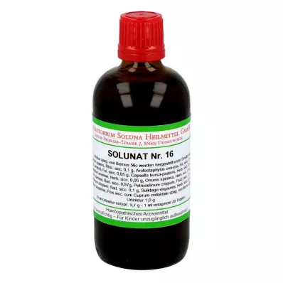 Solunat numéro 16 gouttes (100 ml)
